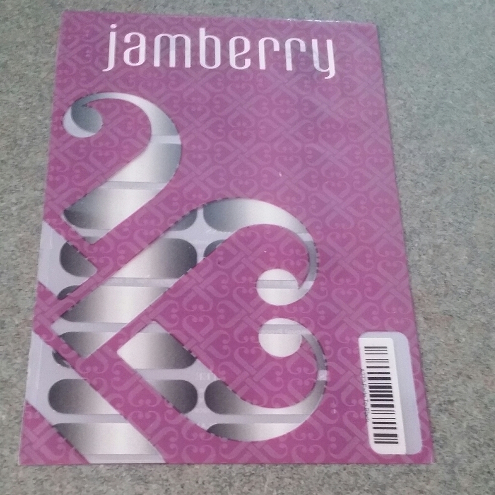 Brand New Black Fade to Gray Jamberry Nails